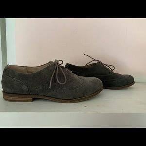 Grey Suede Oxford 8.5